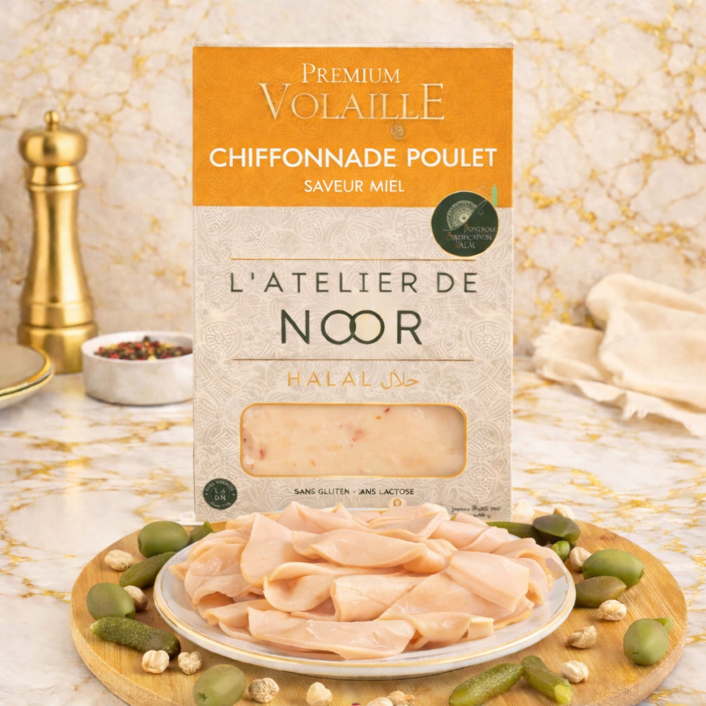 L'Atelier de Noor - CHIFFONNADE POULET SAVEUR MIEL