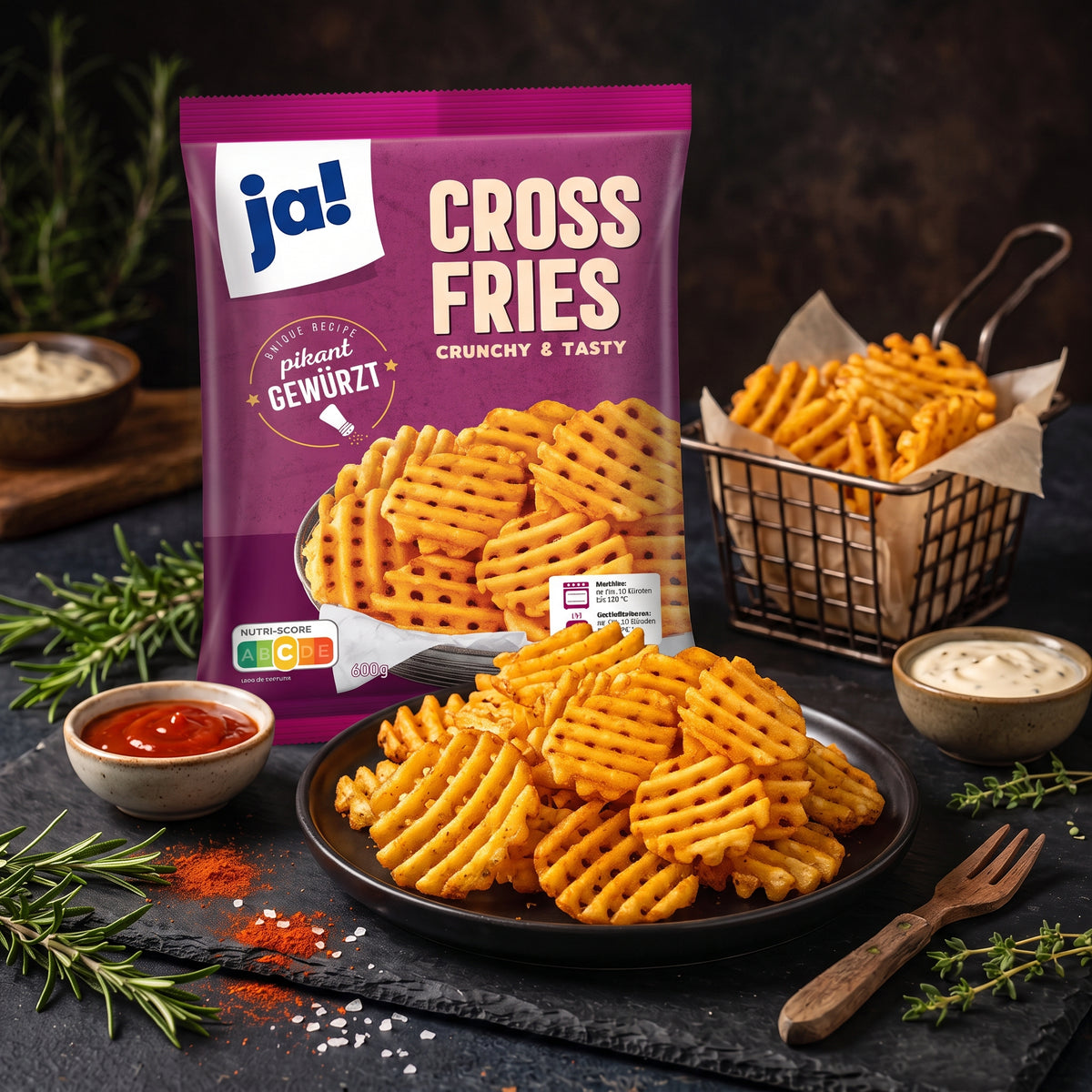 Ja! - Cross Fries 600g