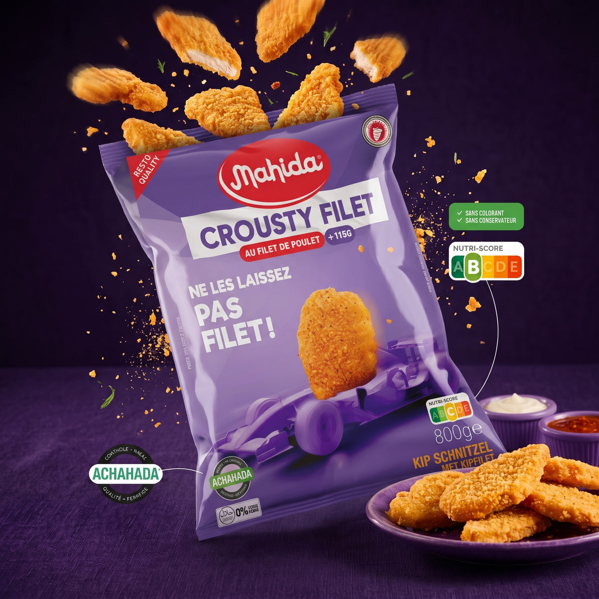 Mahida Food - Crousty Filet 800g
