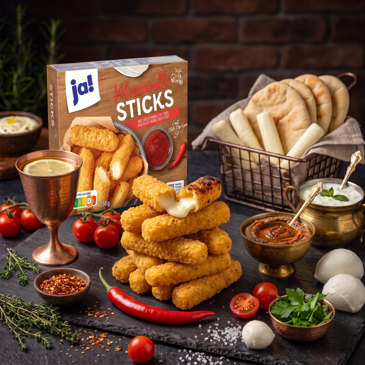 Ja! - Mozzarella Sticks 250g