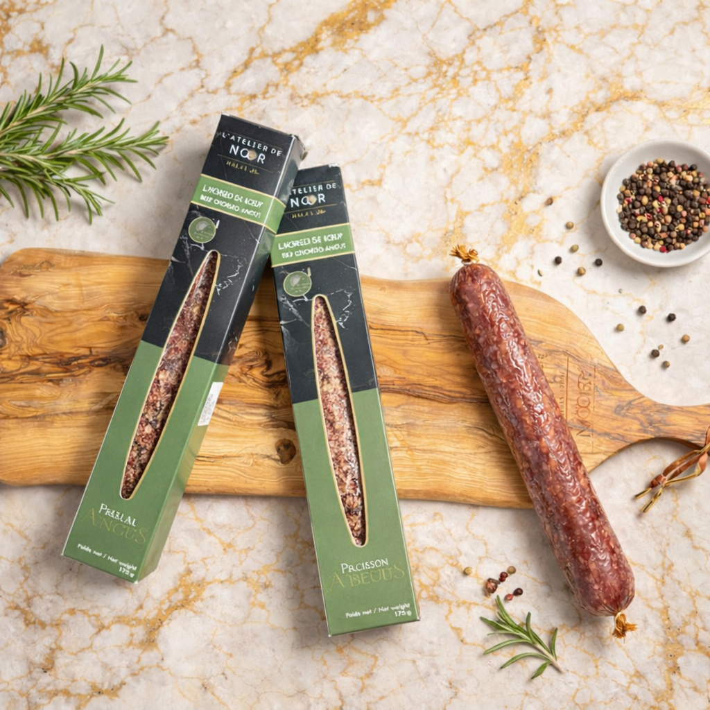 L'Atelier de Noor - SAUCISSON DE BŒUF EN BÂTONNET ANGUS