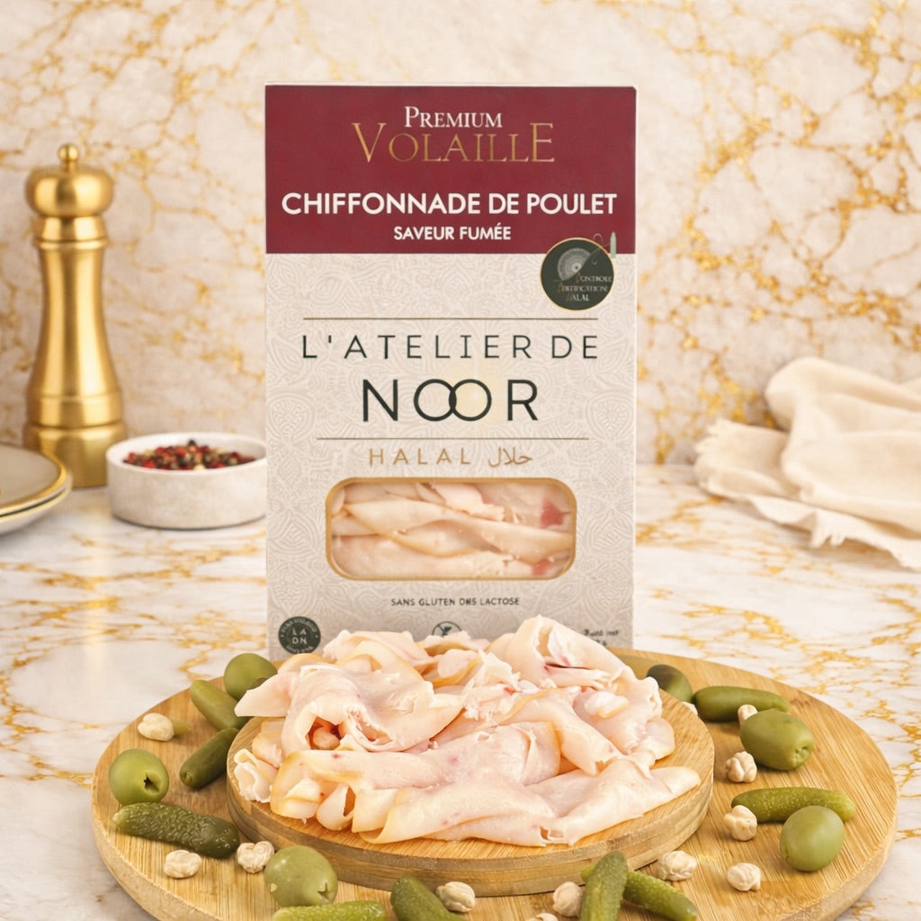 L'Atelier de Noor - CHIFFONNADE POULET SAVEUR FUMÉE