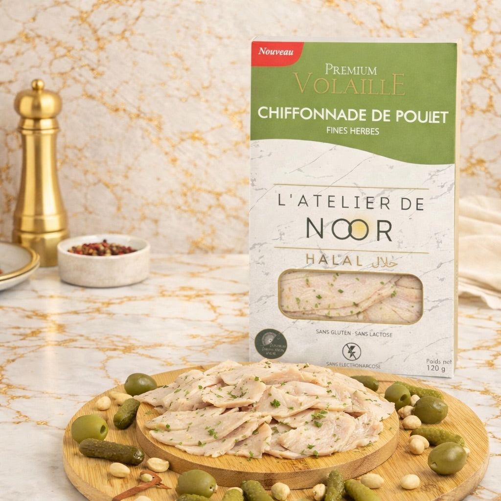L'Atelier de Noor - CHIFFONNADE DE POULET FINES HERBES
