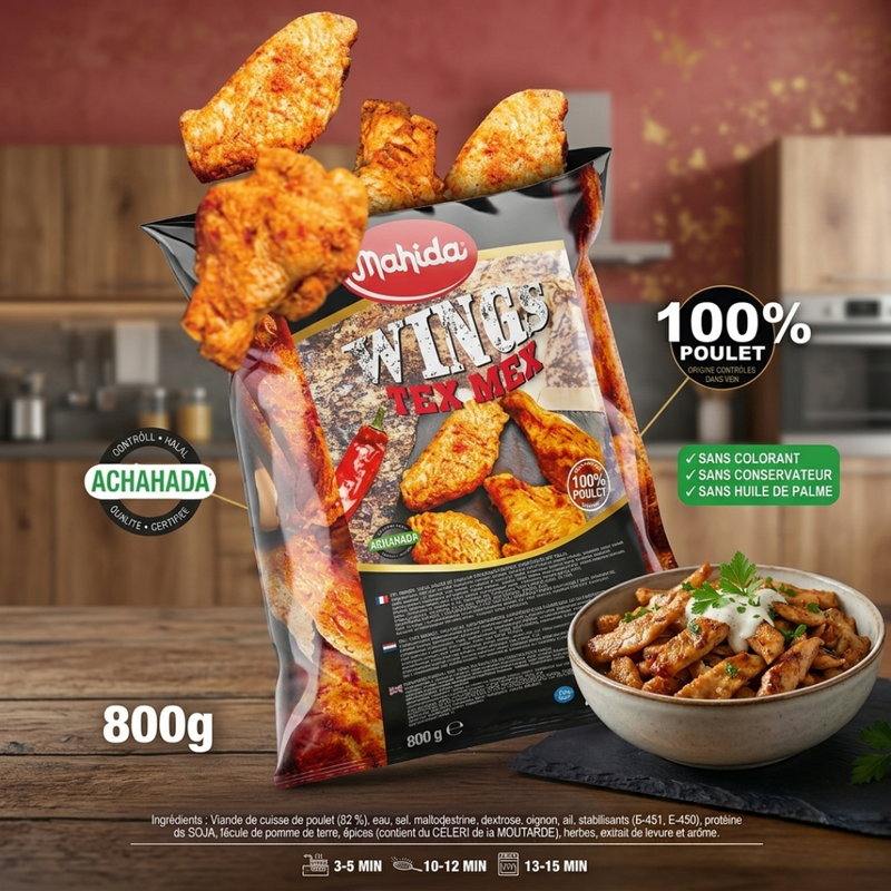 Mahida Food - Wings TEX MEX 700g